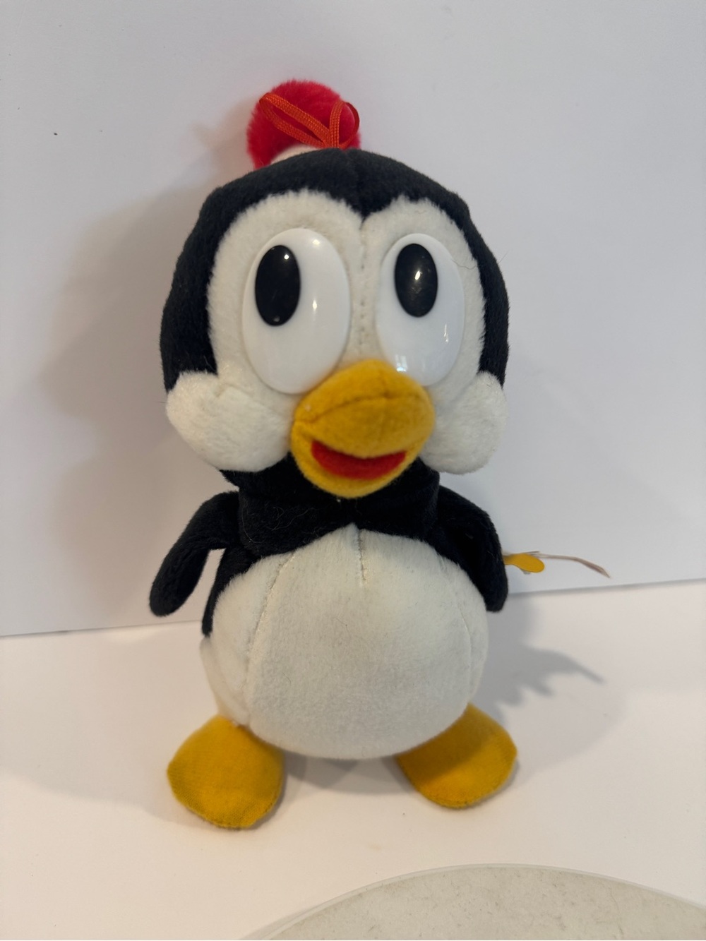 Chilly Willy Cute Plush Penguin Toy - Black, White & Yellow NWT